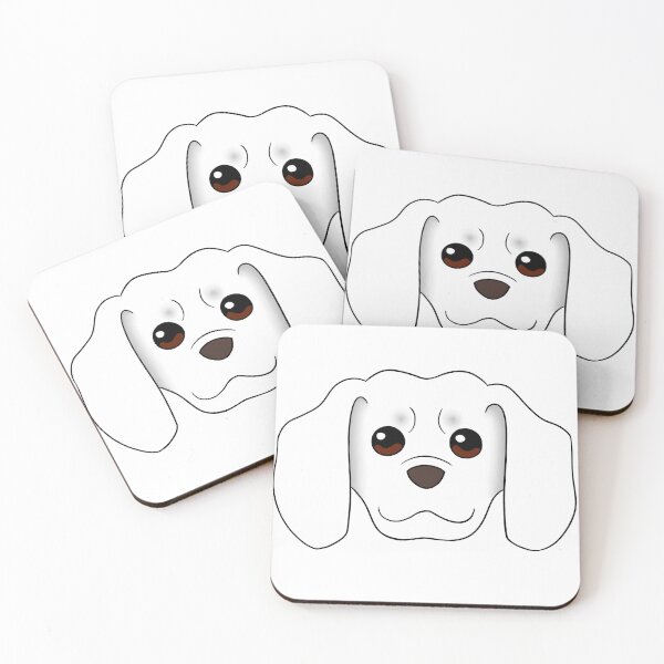 Item preview, White Beagle designed and sold by OliRoseArt.