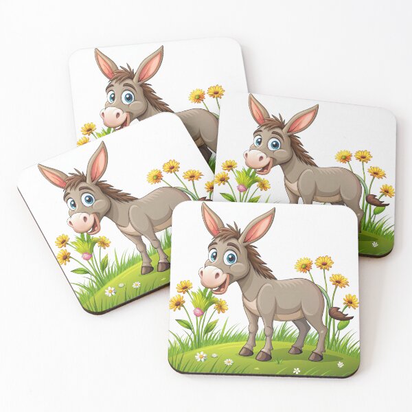 Item preview, Cute donkey. Cartoon designed and sold by Erik Visnievskij.