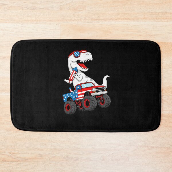 Item preview, 4th Of July T Rex Dino Trex Dinosaur Monster Truck Fireworks designed and sold by facegm.