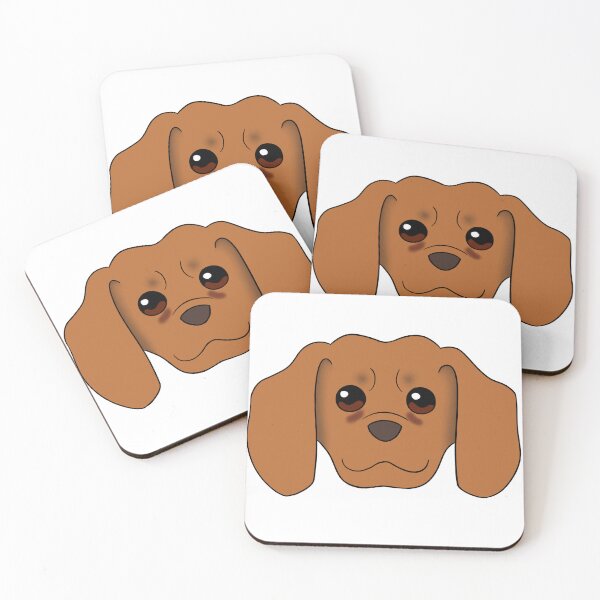 Item preview, Solid Brown Beagle Tear Stains designed and sold by OliRoseArt.