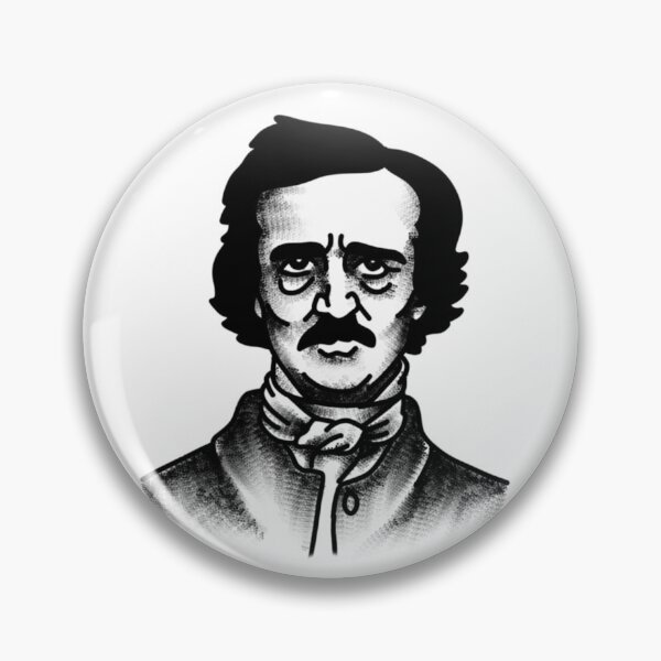 Item preview, Edgar Allen Poe portrait  designed and sold by Jilly Rose Ink.