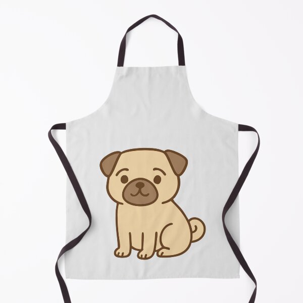 Item preview, Frank the Fawn Pug - Adorable Kawaii Pug designed and sold by PatchAndPetal.