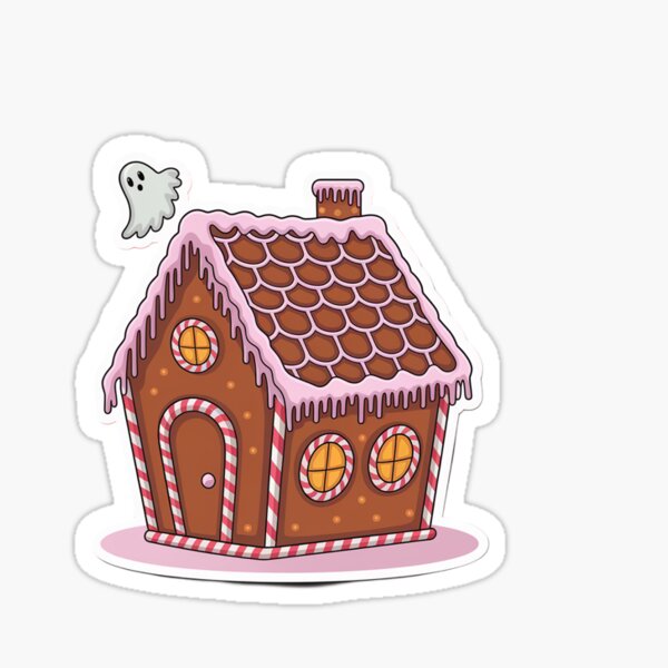 Item preview, Spooky Pastel Gingerbread House designed and sold by GlamGhoulBTQ.