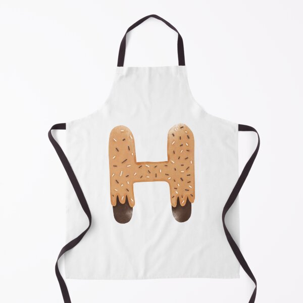 Item preview, Donut Letter H - Sweet Alphabet Chocolate Icing with Sprinkles designed and sold by inelistudio.