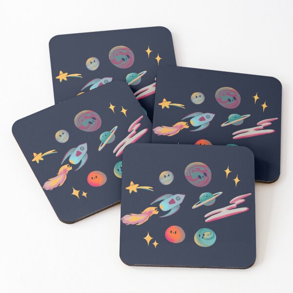 Item preview, Spaceship and planets  designed and sold by Ahyllin_Arte.