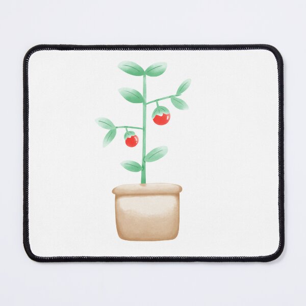Item preview, Cute Kawaii Tomato Plant in Pot - Adorable Garden Plant Cartoon designed and sold by inelistudio.