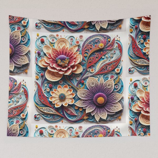 Item preview, Intricate Elegance in Bloom designed and sold by Beyond The Canvas.