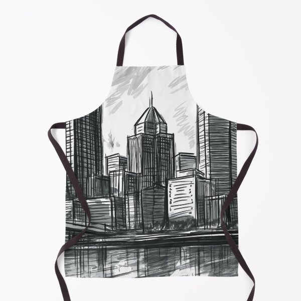 Item preview, Pittsburgh in Pencil sketch designed and sold by Grandpa's Workshop.