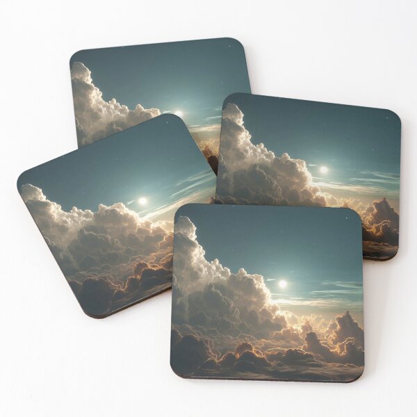Item preview, Celestial Glow: Dramatic Night Cloudscape designed and sold by lematworks.