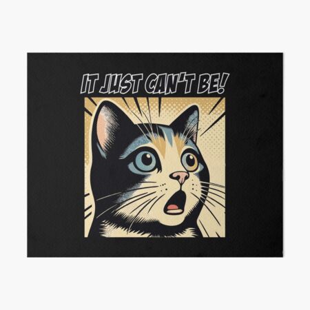 Artikel-Vorschau von OMG! Katze – Klassischer Comic-Look, designt und verkauft von threeABinks.