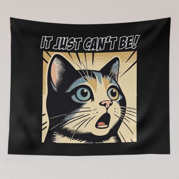 Item preview, OMG! Cat – Classic Comic Look designed and sold by threeABinks.