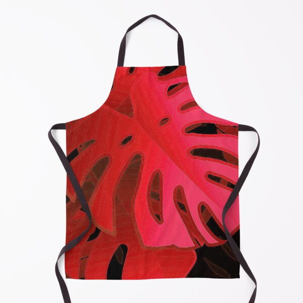 Item preview, Tropical Red Palm Leaves Graphic Art Design designed and sold by DEC02.