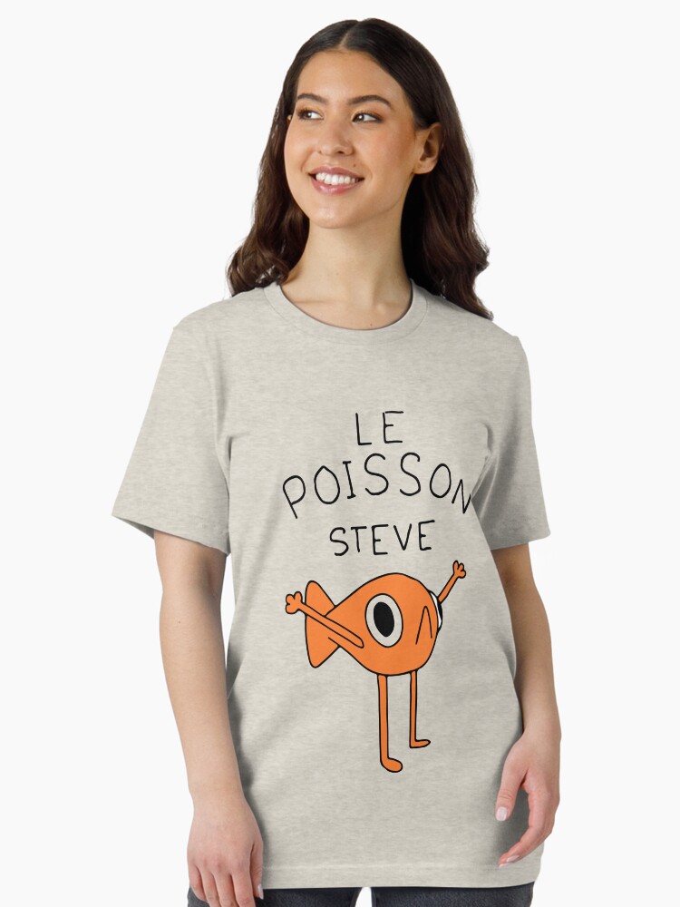 Thumbnail 2 von 7, Essential T-Shirt, Le Poisson Steve, Lustiges Meme, Virales Meme Tiktok designt und verkauft von CozyStudioo.