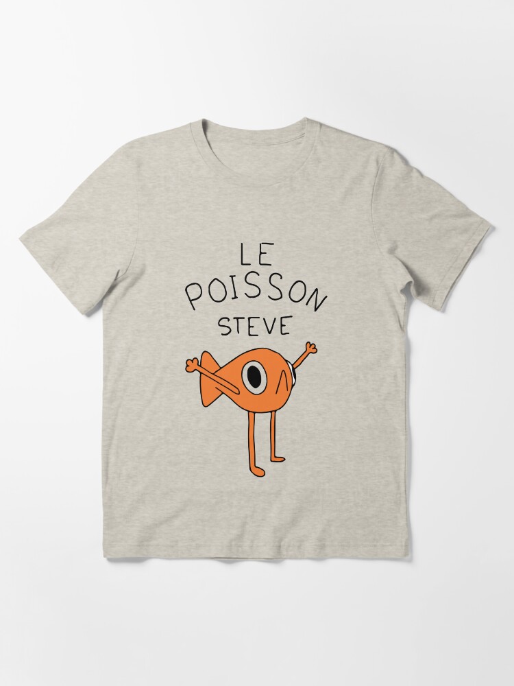 Thumbnail 3 von 7, Essential T-Shirt, Le Poisson Steve, Lustiges Meme, Virales Meme Tiktok designt und verkauft von CozyStudioo.