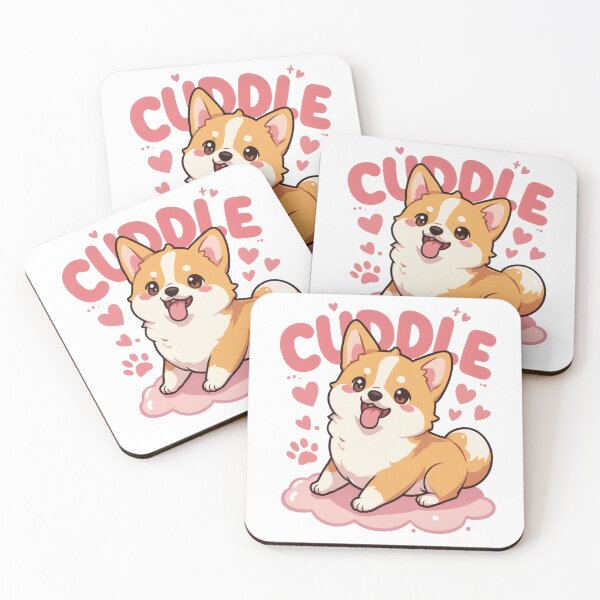 Item preview, Corgi Cuddle Cuteness designed and sold by OpenCanvasCo.