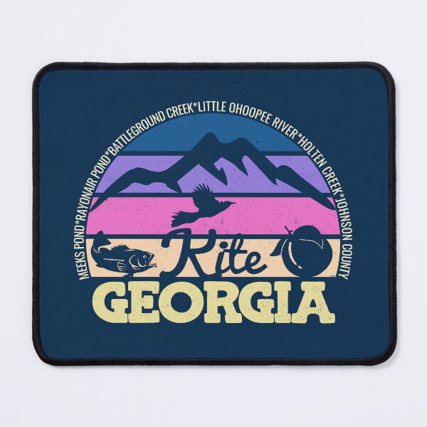 Item preview, Kite Georgia Sunset Retro Vintage Local Pride Logo designed and sold by CRHPOD20.