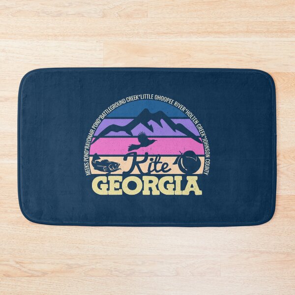 Item preview, Kite Georgia Sunset Retro Vintage Local Pride Logo designed and sold by CRHPOD20.