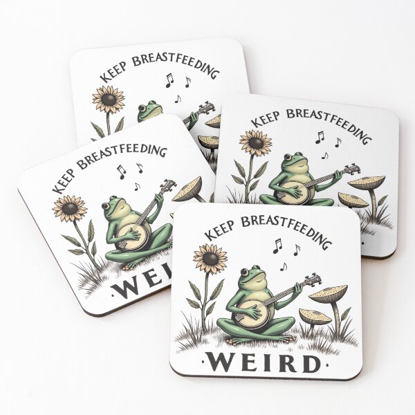 Item preview, Quirky Frog Playing Banjo Surreal Vintage Illustration Quote designed and sold by haitrieuic96.