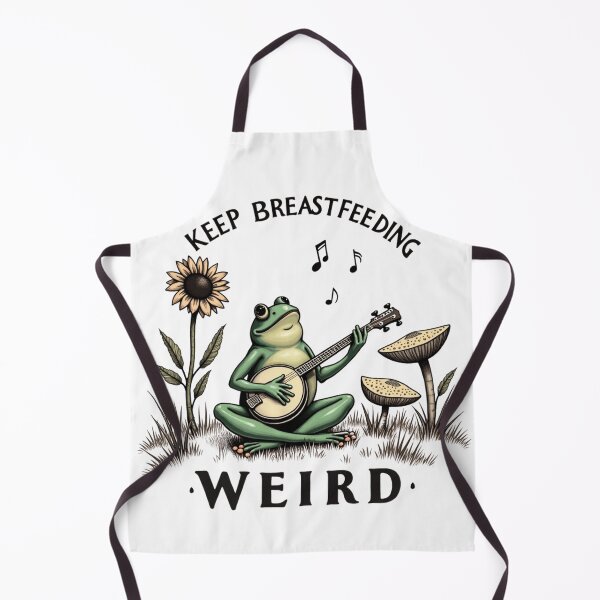 Item preview, Quirky Frog Playing Banjo Surreal Vintage Illustration Quote designed and sold by haitrieuic96.