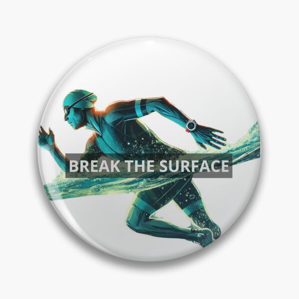 Artikelvorschau, "BREAK THE SURFACE" - Triathlon Design entworfen und verkauft von Triathlongram.