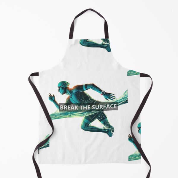 Item preview, "BREAK THE SURFACE" - Triathlon Design  designed and sold by Triathlongram.