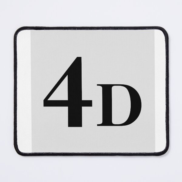 Item preview, New Girl Apartment 4D Door Number designed and sold by Lalia Designs.
