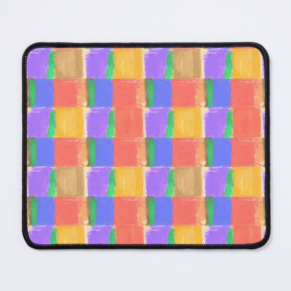 Item preview, Vibrant Abstract Grid – Hand-Painted Color Block Pattern designed and sold by UniqueDesign751.