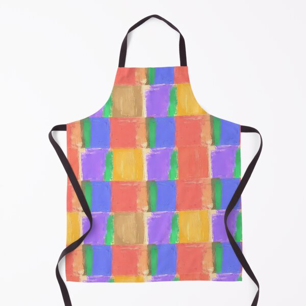Item preview, Vibrant Abstract Grid – Hand-Painted Color Block Pattern designed and sold by UniqueDesign751.
