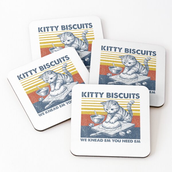 Item preview, Cat Kneading Baker Kitty Biscuits We Knead Em You Need Em designed and sold by Cute-Collection.