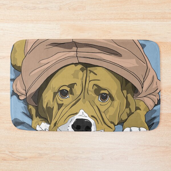 Item preview, XL Bully in hoodie laying down designed and sold by NinaverseStudio.