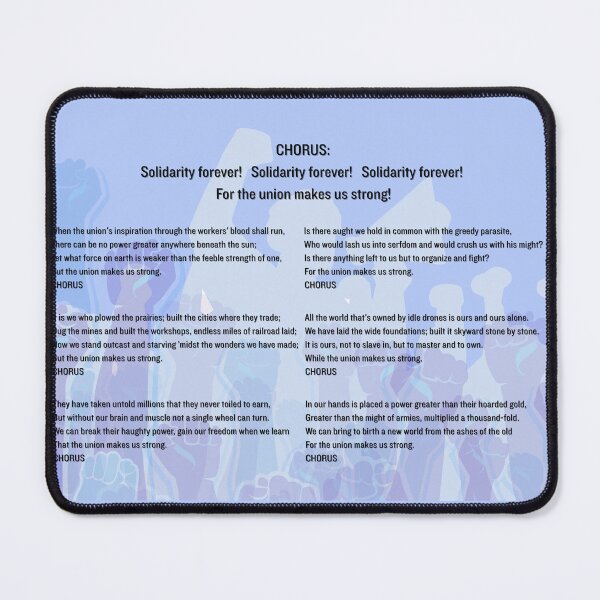 Item preview, Solidarity Forever designed and sold by Seamic-Views.