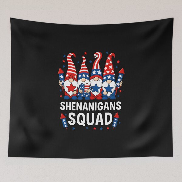 Item preview, Patriotic Gnomes 4th Of July Shirt Funny Shenanigans Squad designed and sold by TalalosART.