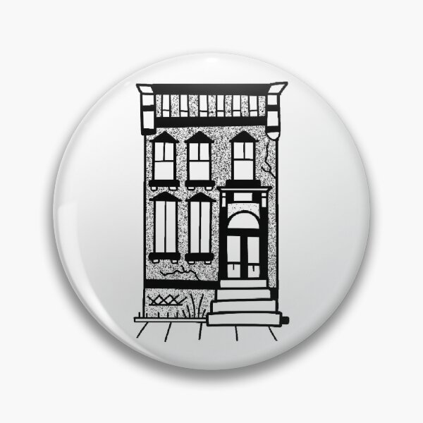 Item preview, Brownstone apartment  designed and sold by Jilly Rose Ink.