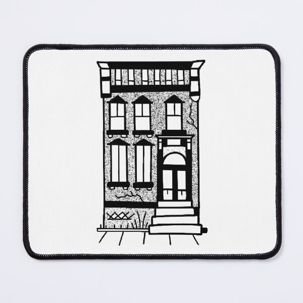 Item preview, Brownstone apartment  designed and sold by Jilly Rose Ink.