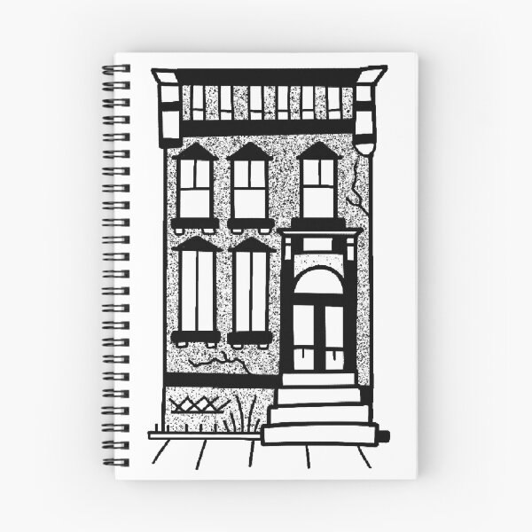Item preview, Brownstone apartment  designed and sold by Jilly Rose Ink.