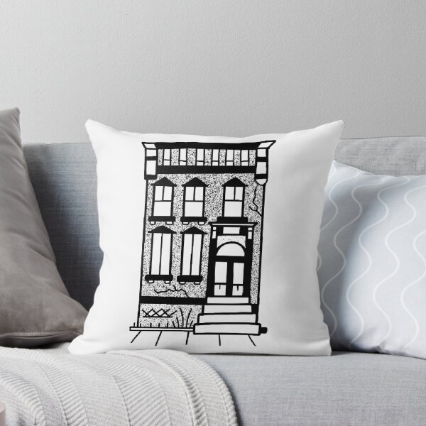 Item preview, Brownstone apartment  designed and sold by Jilly Rose Ink.