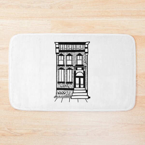 Item preview, Brownstone apartment  designed and sold by Jilly Rose Ink.