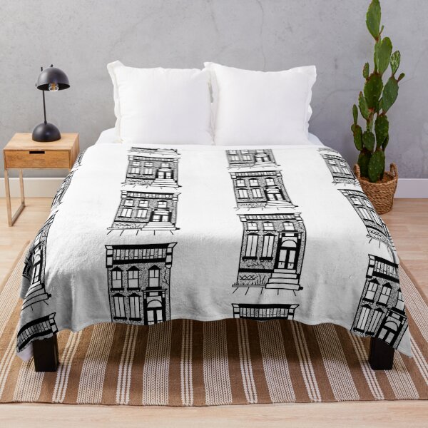 Item preview, Brownstone apartment  designed and sold by Jilly Rose Ink.
