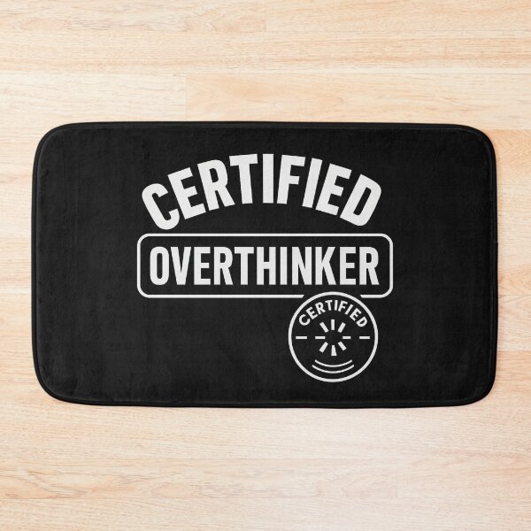 Item preview, Certified Overthinker T-Shirt – Funny Relatable Tee for Teens & Gen Z with Anxiety Humor designed and sold by HAFIZ-DP.
