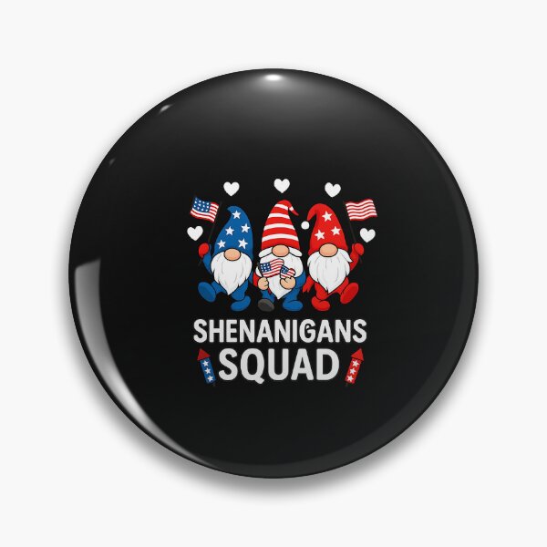 Item preview, Shenanigans Squad Happy 4th Of July Funny Gnome Patriotic designed and sold by TalalosART.