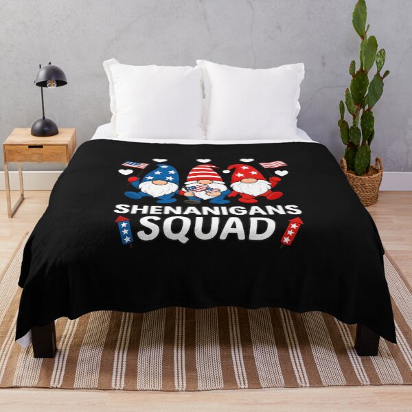 Item preview, Shenanigans Squad Happy 4th Of July Funny Gnome Patriotic designed and sold by TalalosART.