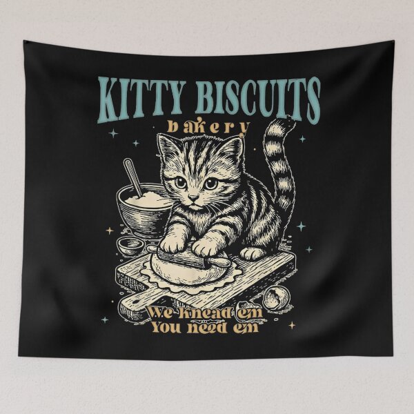 Item preview, Cat Kneading Kitty Biscuits Bakery We Knead Em You Need Em Cute designed and sold by Cute-Collection.