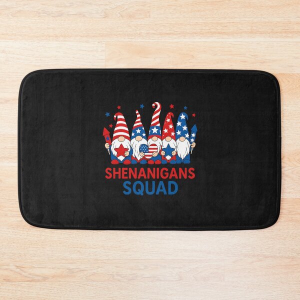 Item preview, Shenanigans Squad Happy 4th Of July Funny Gnome Patriotic designed and sold by TalalosART.