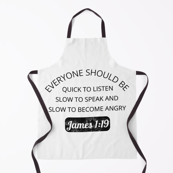 Item preview, Quick to Listen, Slow to Speak - James 1:19 designed and sold by MoriaStore.