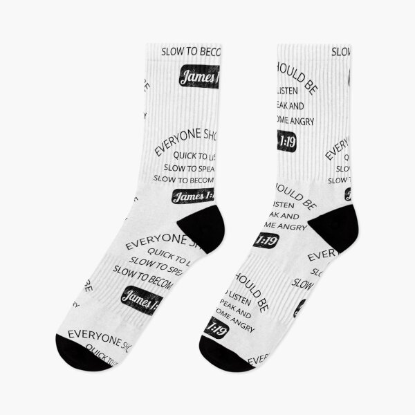 Item preview, Quick to Listen, Slow to Speak - James 1:19 designed and sold by MoriaStore.