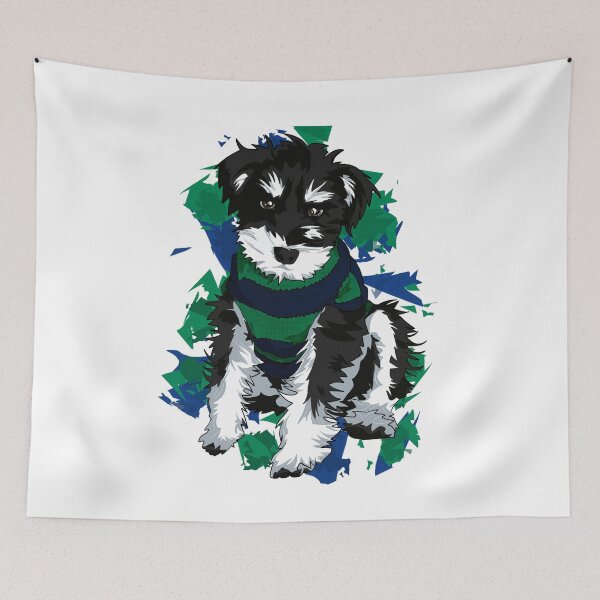 Item preview, Copy of Schnauzer Puppy in Sweater designed and sold by NinaverseStudio.