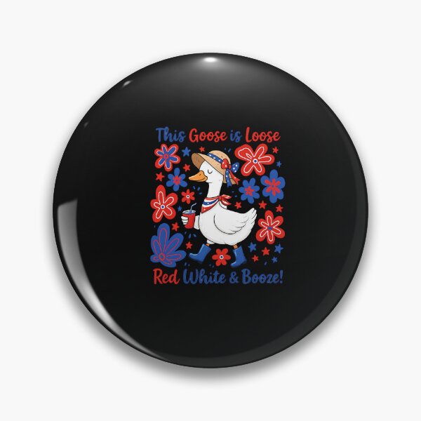 Item preview, This Goose Is Loose Red White And Boze Goose 4th Of July designed and sold by TalalosART.