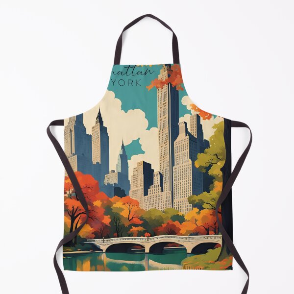 Item preview, Manhattan New York Modern Travel Poster designed and sold by Glimmersmith.