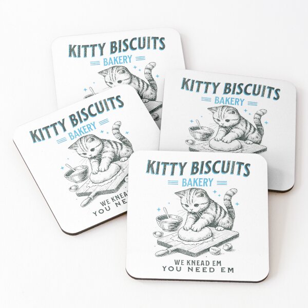Item preview, Cat Kneading Kitty Biscuits Bakery We Knead Em You Need Em Funny designed and sold by Cute-Collection.