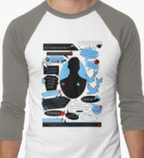 Connor_Quote Men's Baseball ¾ T-Shirt